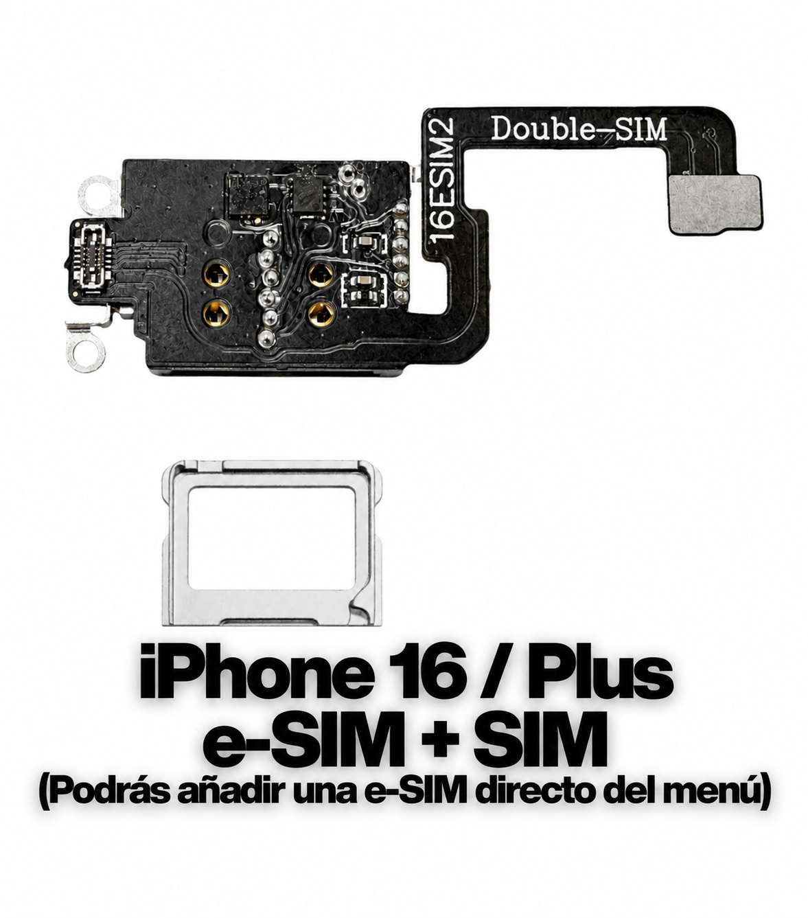 Flex SIM + e-SIM iPhone 16 - Plus