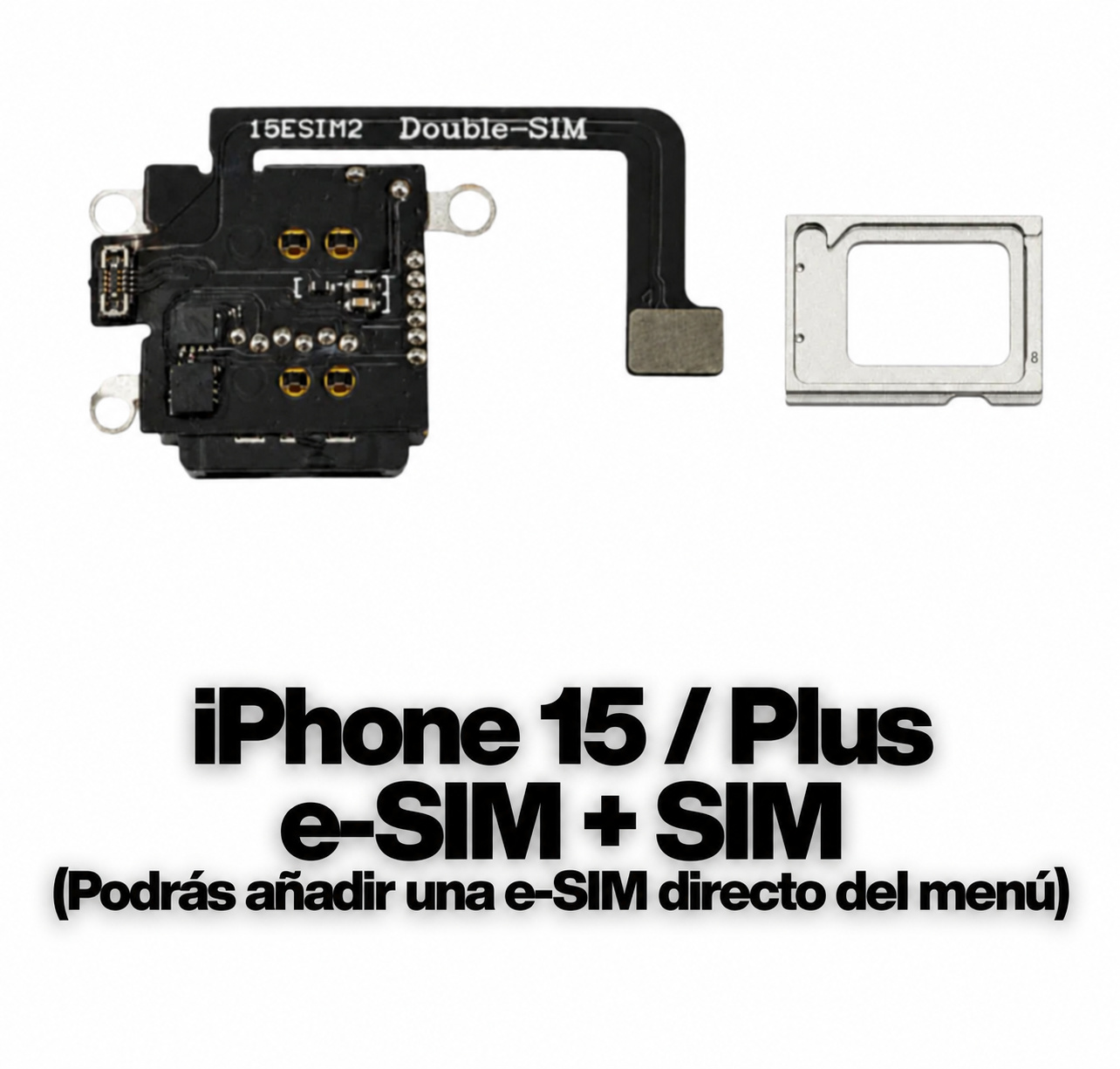 Flex SIM + e-SIM iPhone 15 - Plus